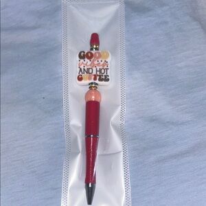 Good Vibes and Hot Coffee Pen Decorative  beads